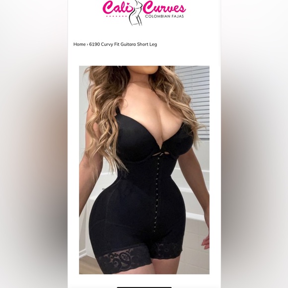 Cali curve 6190 Curvy Fit Guitara Short Leg. Faja. Size 2XL - Picture 4 of 5